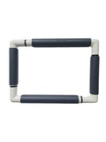 Nurge Rectangle Plastic Embroidery Snap Frame - Cross Stitch Hoop & Needlepoint Stretcher Bars for Hand Crafting, Punch Needle, Quilting, Sewing Supplies - Lightweight & No-Crease 8x11.5 Antachite - color: Antachite, size: 8x11.5"