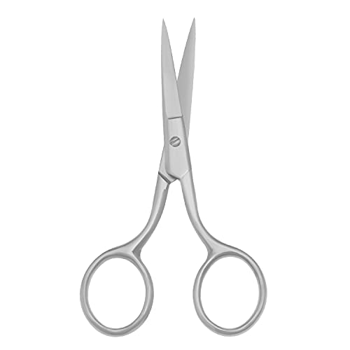 Professional Grooming Scissors for Facial Hair Removal 3.9 Inch