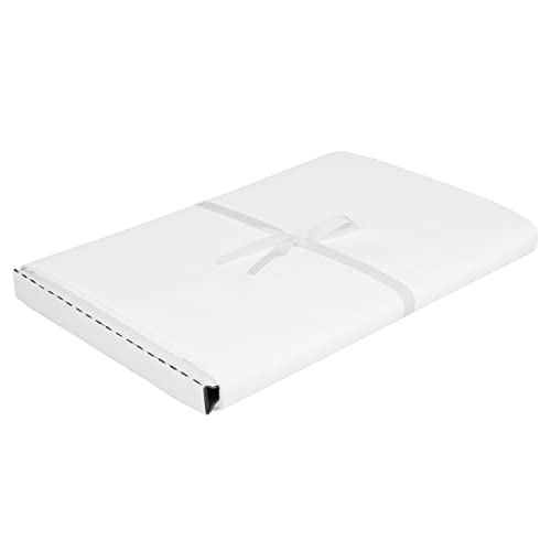 Craftido-19 Options-100% Cotton Fabric by The Yard in Solid Color 44”Wide by 3yd (9 ft) -Medium Weight 5.2 oz-Soft Cotton for Quilting, Sewing, Crafts, Binding, Backing and Lining - White - color: White