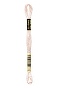DMC 117-819 6 Strand Embroidery Cotton Floss, Light Baby Pink, 8.7-Yard