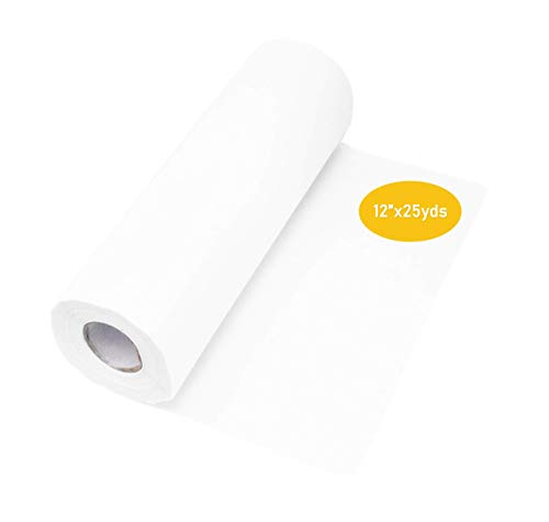 Mandala Crafts 25 YDs 12 in No Residue Tear Away Embroidery Stabilizer Roll - size: 12 Inches X 25 Yards Roll