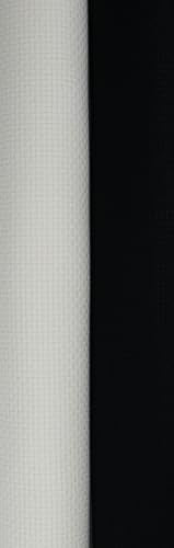 KCS 2 pc of 15" x 18"(38cmx45cm) 14 Count Cross Stitch Cotton Aida Cloth Needlework Fabric Box (Antique White+Black, 14CT) - color: Antique White+black, size: 14CT