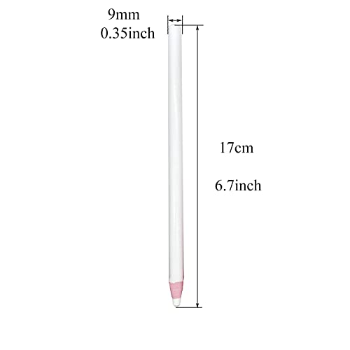 Sewing Mark Pencil 6PCS White Invisible Erasable Fabric Pencils For Leather Cut Marks Student Drawing Tailor Marks