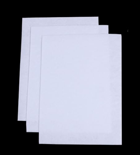 YYCRAFT Stiff Felt Sheets 9 Inch X 12 Inch - 48 Pcs Pack (Thickness:1.2mm,White) - color: 48 Pack White
