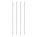 HARFINGTON 4pcs Upholstery Needles 3mm Diameter 200mm (7.87") Extra Long Large Eye Stitching Sewing Straight Hand Needles Stainless Steel for Leather Tapestry Embroidery Tufting Webbing - size: 200mm