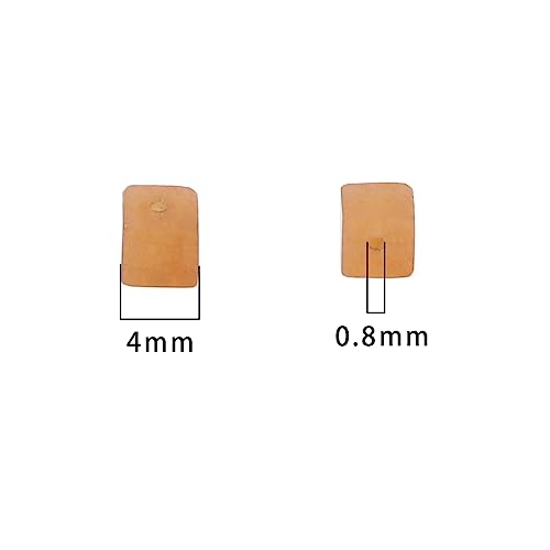 BEADIA Natural Red Aventurine Square Stone Beads 4x4mm 85pcs Cube Loose Semi Gemstone Beads for Jewelry Making Design - color: Red Aventurine