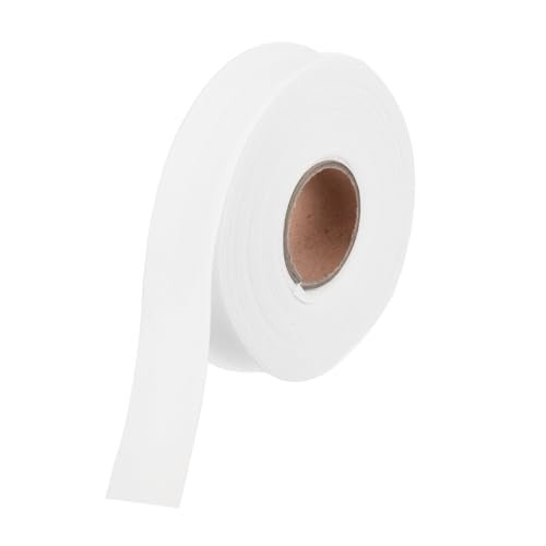 MECCANIXITY 1 Inch Double Fold Bias Tape Polyester Continuous Bulk Bias Tape for Sewing,Seaming Quilting Hemming Binding Crafts (White 10 Yards) - color: White, size: 1 Inch x 10 Yards