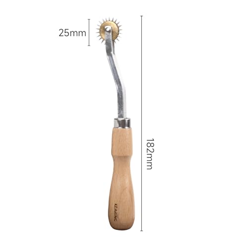 KEARING 7.4" Needle Point Tracing Wheel - Leather Stitching Spacer Tool
