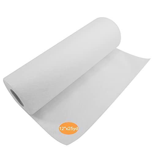 New brothread 12" x 25 Yd Roll Wash Away Embroidery Stabilizer - size: 12" x 25Yd/roll