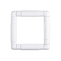 6" Square Embroidery Hoop Cross Stitch Frame Plastic Embroidery Frame Clip - size: 6 x 6 inch
