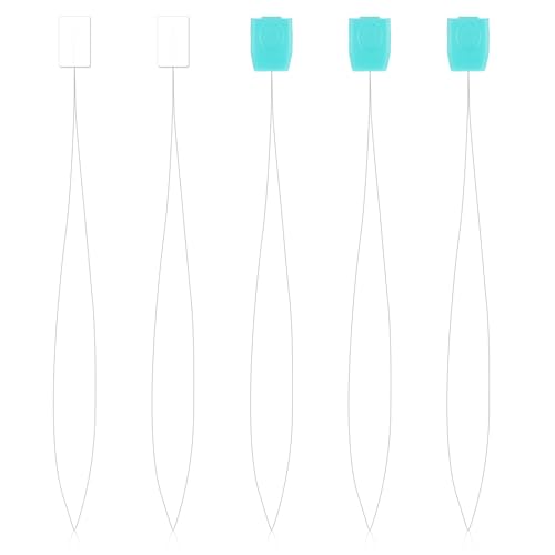 5 Pcs 6.7'' Long Needle Threaders for Punch Needles Embroidery Stitching Craft Tool Sewing Machine Needles Threader Cross Stitch Supplies for Hand Stitching Sewing Machine