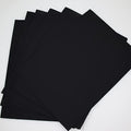 KCS 4/6 pc of 12" x 18" 30cmx45cm 16CT Counted Cotton Aida Cloth Cross Stitch Fabric (Black, 6 pc) - color: Black, size: 6 pc