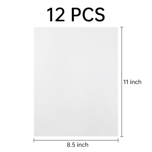 NATURALABEL Water-Soluble Paper, 8.5" x 11", 12 Sheets - size: 8.5 x 11 inch