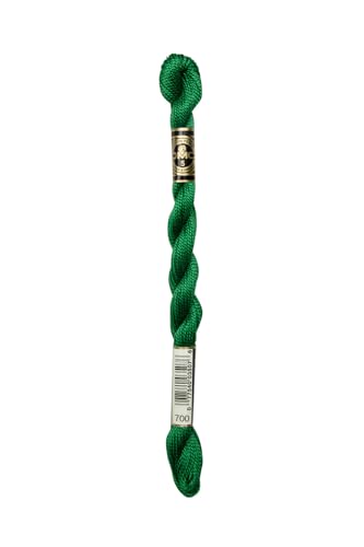 DMC 115 5-700 Pearl Cotton Thread, Bright Green, Size 5