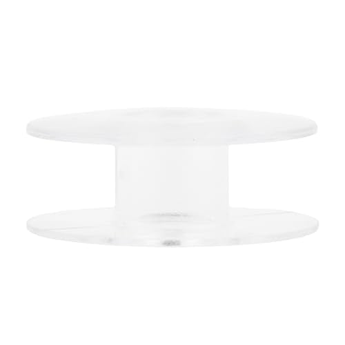 Mandala Crafts Empty SA155 Bobbins for Brother Sewing Machine, 36 Clear Plastic Class Size L Bobbins Compatible with Singer, Kenmore, Bernina, Janome, Elna - color: Transparent, size: Size L 36 Rolls