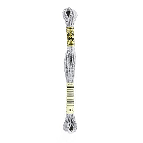 DMC 6-Strand Embroidery Cotton 8.7yd - Medium Tin - color: Medium Tin, size: Medium Tin