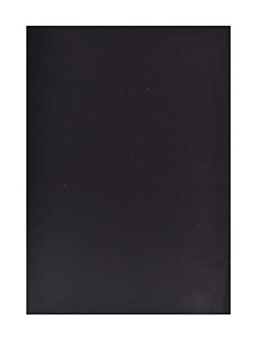 Mandala Crafts 9X12 20 Black Self Adhesive Felt Sheets with Sticky Backing - color: Black