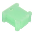 PATIKIL Plastic Floss Bobbins, 100 Pack Thread Cards Cross Cotton for Craft DIY Sewing Storage Case Embroidery, Green - color: Green