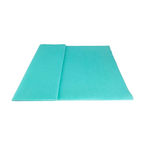 Jtnohx Craft Felt Sheets 1 Square Yard Felt Fabric Lake Blue 1.4mm - color: Lake Blue