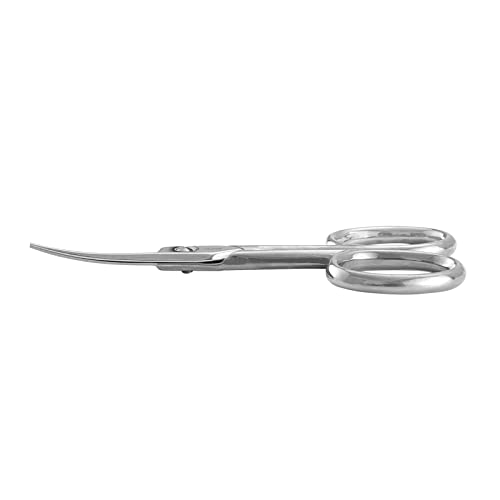 JARVISTAR Small Embroidery Curved Scissors, 4” Forged Stainless Steel Detail Craft Cutter, Sharp Pointed Tip for Fabric Sewing, Needlework, Yarn and DIY Crafts