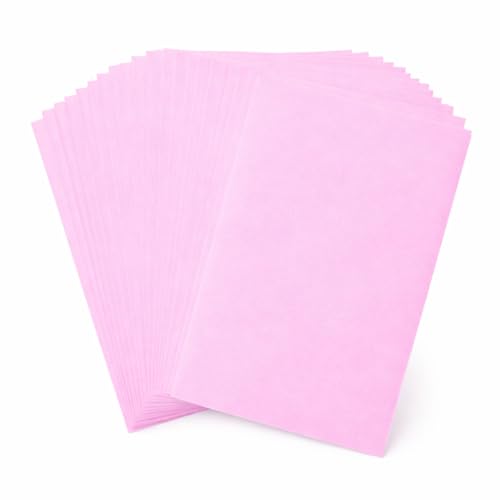 Mandala Crafts 9X12 20 Pink Self Adhesive Felt Sheets with Sticky Backing - color: Pink