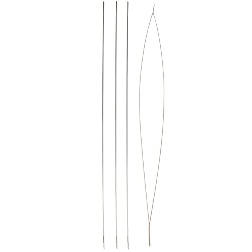 The Beadsmith Big Eye Beading Needles, 5 inches, 4 per Card, Sharp Points, Use for General Sewing, Weaving and Embroidery, Very Easy to Thread - size: 5" Long - 4 Needles