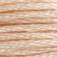 DMC 117-3774 Mouline Stranded Cotton Six Strand Embroidery Floss Thread, Light Desert Sand, 8.7-Yard