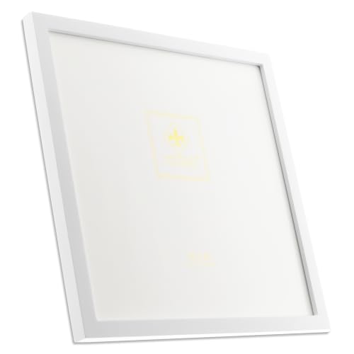 Lawrence Frames 755810 White Wood Picture Frame, 10 by 10-Inch, White - color: White, size: 10x10