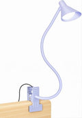 LiFMIRA Desk Lamp Clip on Lamp for Bed, LED Reading Light for Bed Purple - color: Lilac Purple