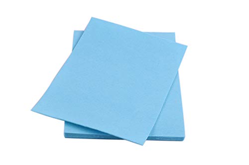 YYCRAFT Stiff Felt Sheets Thick Felt 9 Inch X 12 Inch - 12 Pcs Pack, Blue - color: Blue