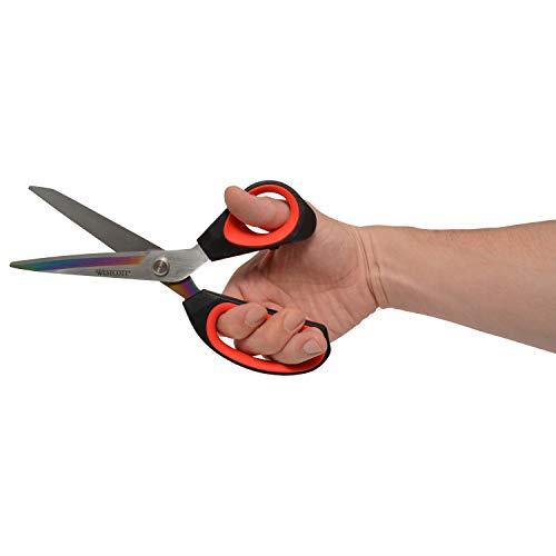 Westcott Premium Tailor 9.5" Scissors, Red/Black - size: 9.5-Inch