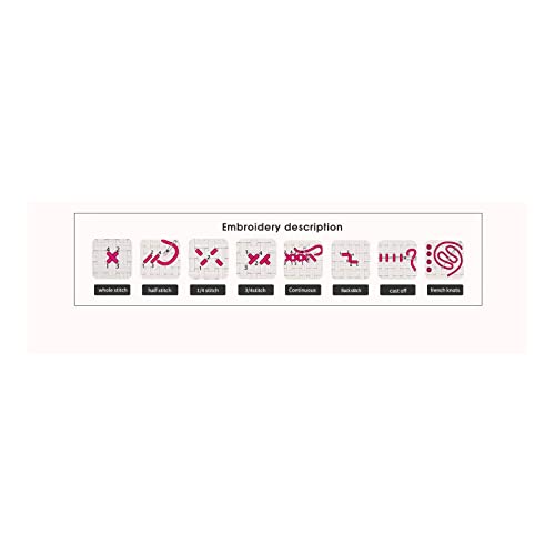 Svarog Stamped Cross Stitch Kits Beginners Full Range of Embroidery Patterns Starter Kits for Adult or Kids DIY Cross Stitches Needlepoint Kits 14CT-Stellaluna and The cat 12.2x13.78 inch - color: Stellaluna and the cat 12.2x13.78 inch