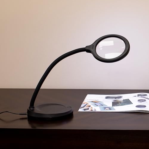 DeskBrite 300, 2X Power Aspheric Magnifier Desktop Magnifier