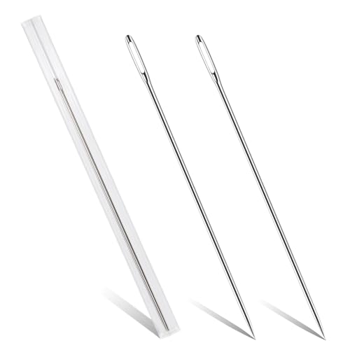 Jupean Professional Upholstery Needles 12" Long Needle Large Needle - size: 12 in