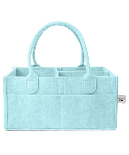 Mr. Pen- Baby Diaper Caddy Organizer, Light Blue - color: Mint Whisper, size: 1 Pack, Regular