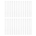 HARFINGTON 30pcs Sewing Needles 0.45mm Diameter 55mm (2.17") Long Ultra-Thin Stainless Steel Hand Embroidery Bead Needles for Jewelry Making DIY Crafts