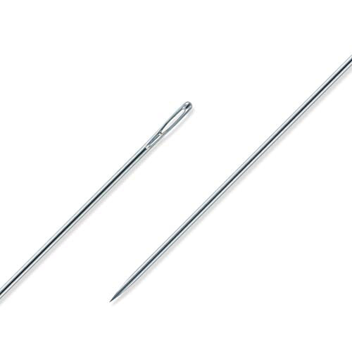 Dritz 56D Doll Hand Needles, Soft Sculpture, 3-Inch (6-Count),Nickel - style: Doll Hand Needles, Soft Sculpture