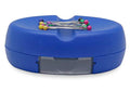 YEQIN Magnetic Sewing Pincushion with 15 Plastic Head Pins, Magnetic Pins Holder for Sewing Quilting, Pins, Paper Clips, Screws (Blue) - color: Blue
