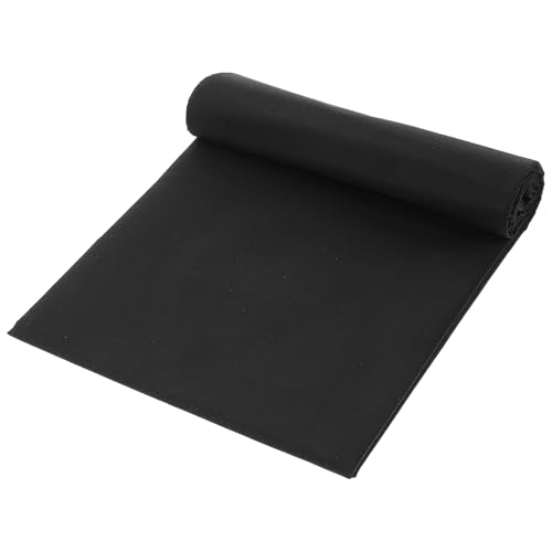 100% Black Cotton Fabric 3 Yards 59 Inches Wide Cotton Quilting Fabric by The Yard, Soft Embroidery Muslin Fabrics for Sewing Material Apparel Cloth(Black) - color: Black, size: 3 Yards