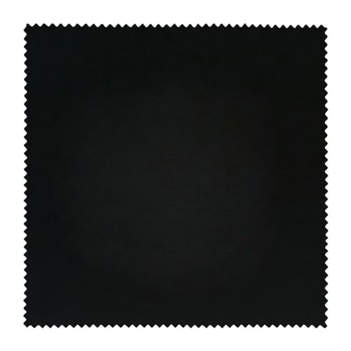 iNee Embroidery Fabric Squares Cotton, 10 Squares of 10 x 10-inch, Black - color: Black