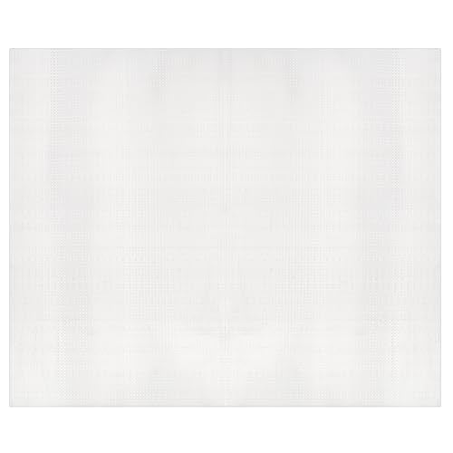 MAYJOYDIY 1.1 Yards White Cross Stitch Aida Cloth Fabric 8.7Inch Large Size