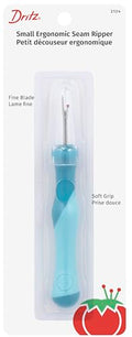 Dritz Small Ergonomic Seam Ripper, Aqua, 1 Count