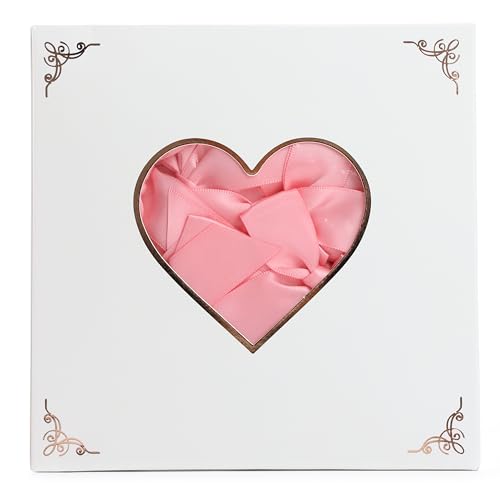 Pre-Tied Self Adhesive Pink Satin Ribbon Bows for Crafts 3" - color: Pink