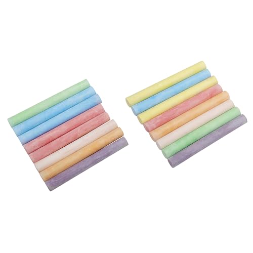 Cra-Z-Art Colored Chalk Sticks Bulk Pack, 16 Count (Pack of 24), 384 Total Sticks, Non-Toxic Sidewalk & Chalkboard Chalk for Kids, Classroom Art Supplies - size: 16 Count (Pack of 24)