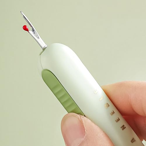 3 Pack 2 in 1 Needle Threader Seam Ripper, New Needle Threaders Seam Rippers for Sewing, Threading and Seam Remover Seam Ripper Tool for Hand Sewing Knitting Craft Quilting Supplies