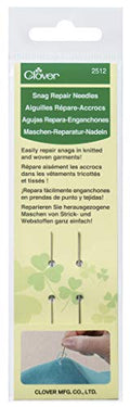 Clover Snag Repair Needles, Silver 2 Count