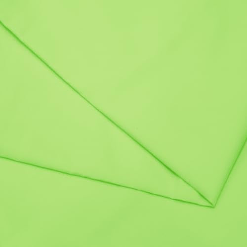Green Cotton Fabric 1 Yard, 100% Natural Cotton Poplin Fabric by The Yard, 59 Inches Wide Lining Fabric for Sewing Apparel Cloth Hard-Wearing & High-Density Embroidery Quilting, Sewing Material - color: Green, size: 1Y