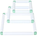 Janinka 3 Pcs Embroidery Hoop Cross Stitch Frames and Hoops, Green - color: Green