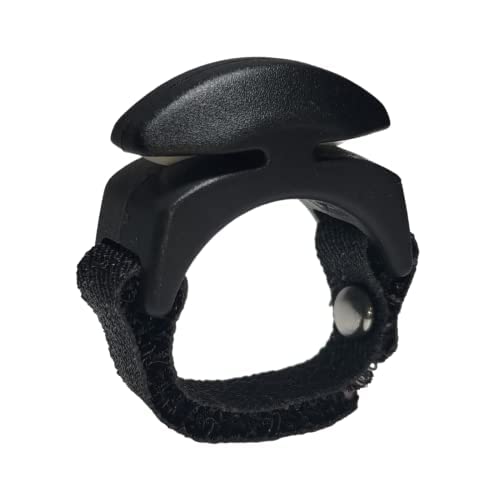 THREAD CUTTERZ Patented Ceramic Ring Quick Thread, Yarn & Embroidery Floss Cutter - Black - color: Black