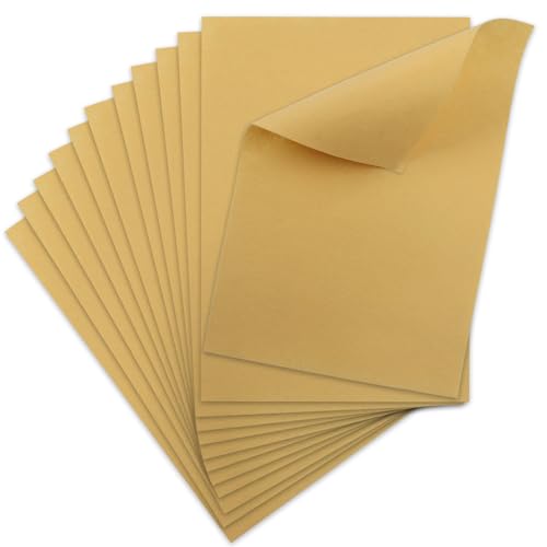 12 Pcs Felt Sheets, 7x11 Inch Stiff Felt for Crafts DIY, Beige - color: Beige